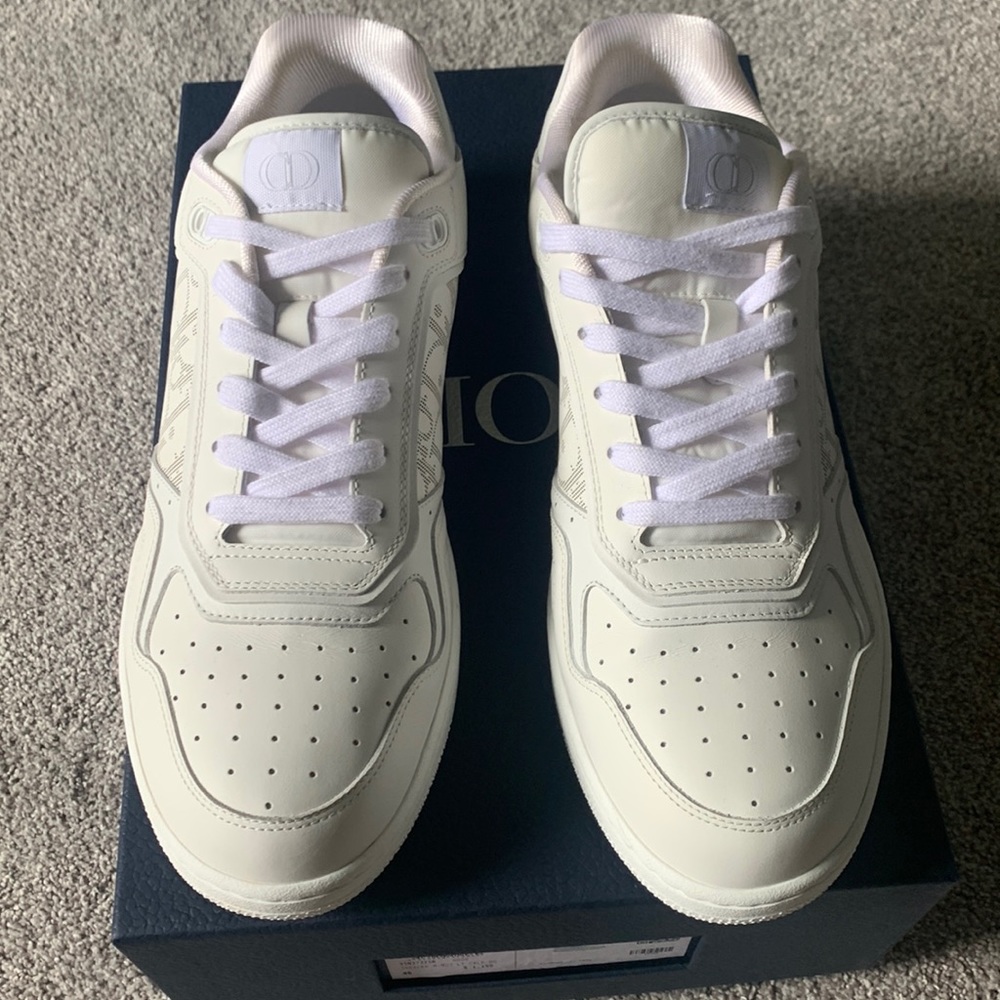 Dior B27 Low White Calfskin